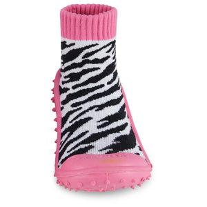 Skidders Baby Girls Shoes “Zebra” Pink