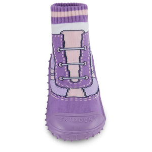 Skidders Baby Girls Shoes “Purple Sneaker Laces”