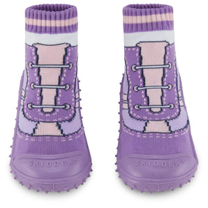 Skidders Baby Girls Shoes “Purple Sneaker Laces”