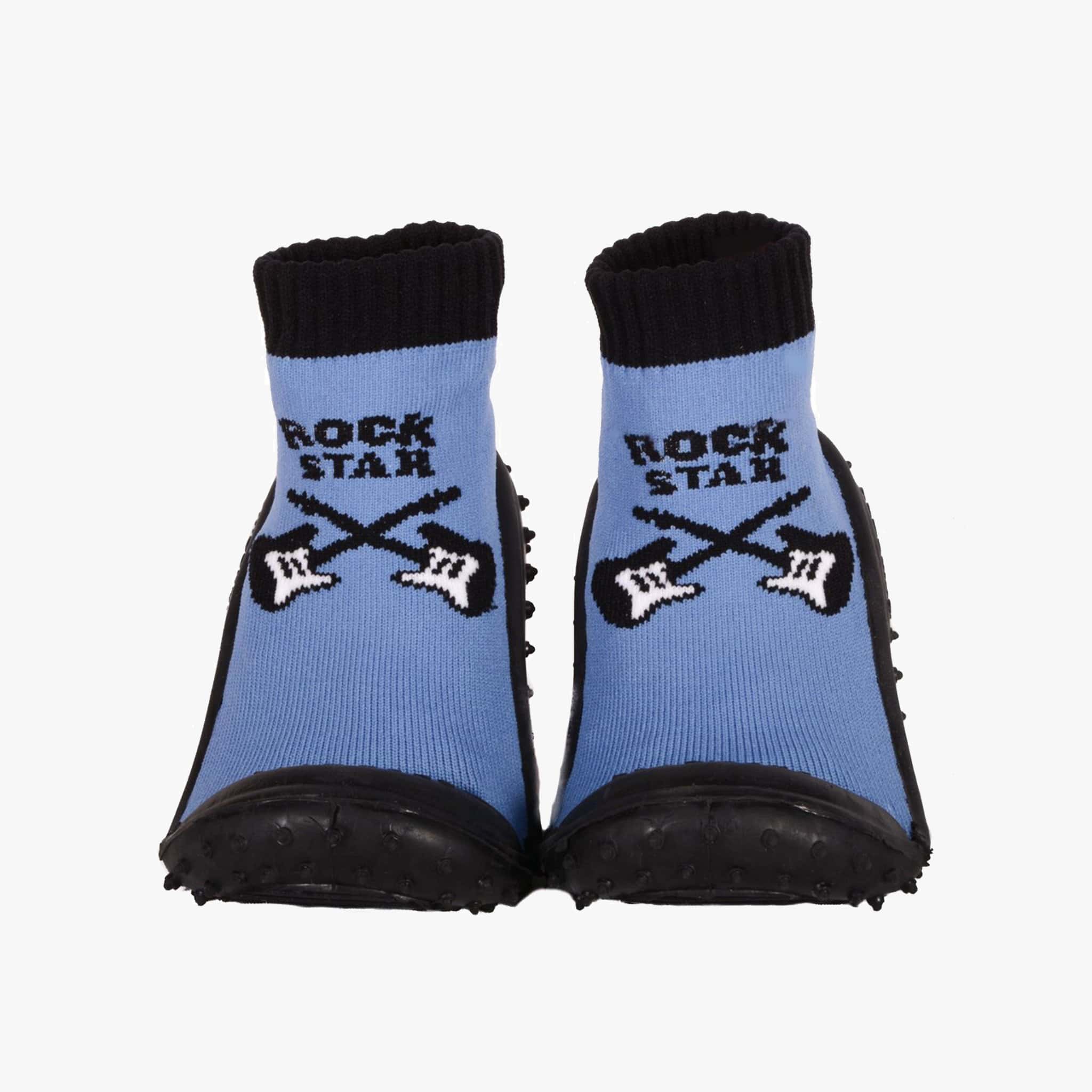 Skidders Baby Sock with Grip Bottom (Boys) Blue Firetruck – The Original  Skidders