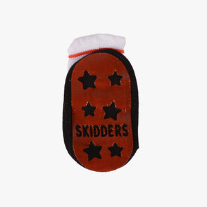 Skidders Baby Boys Grip Socks “Sneaker Laces” Black