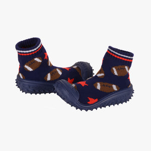 Skidders Baby Boys Shoes “Football Star” Navy Blue