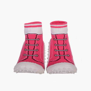Skidders Baby Girls Shoes “Pink Sneaker Laces”